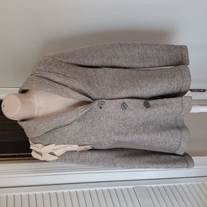 Anthropologie Rosie Neira Lambswool Tree Blazer Jacket Size S